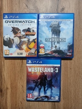 Zestaw trzech gier na PS4 (PL)