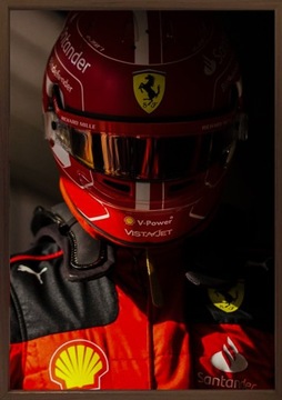 "Adrenalina i Pasja: Plakat Kierowcy Ferrari" F1