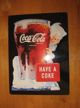 Szyld reklama Coca Cola replika