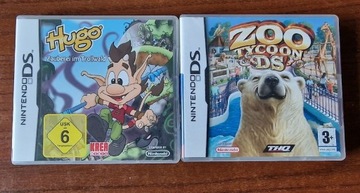 2 gry DS Hugo Magic in the Trollwoods i Zoo Tycoon