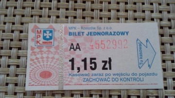 Bilet MPK Rzeszów