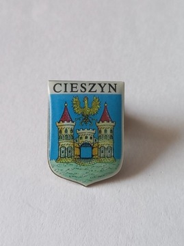 Herb miasta Cieszyn przypinka pin odznak wpinka