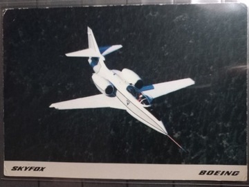 Pocztówka Boeing Skyfox 