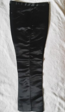 czarne spodnie Zara satyna L