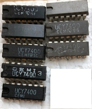 UCY7400 = SN7400 TTL CEMI - 4 bramki NAND 