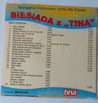 Biesiada popularne piosenki muzyka CD