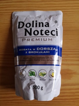 DOLINA NOTECI PREMIUM Karma mokra Dorsz 500g