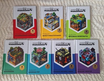 Minecraft Podręcznik - Zestaw 7 książek - Stan idealny!