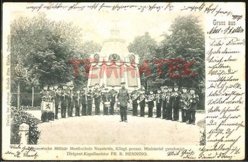 SZCZECINEK Neustettin Pom. orkiestra wojskowa 1899