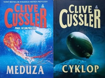 Cussler Clive - Cyklop, Meduza zestaw książek