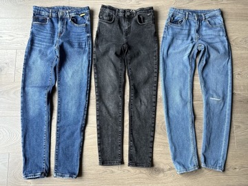 ZARA 152 Spodnie jeansy 11-12 stan bdb