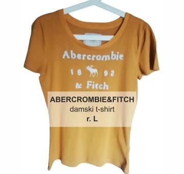 Abercrombie & Fitch damski t-shirt r. L