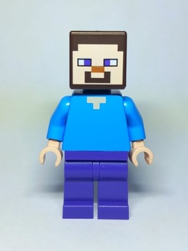 Figurka LEGO Minecraft Steve min009 NOWA 