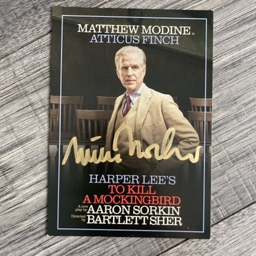 Matthew Modine Stranger Things autograf