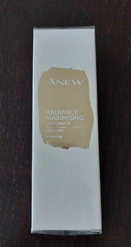 Avon Anew rozświetlająca maska peel off Gold złota