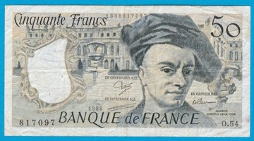 Francja 50 franków 1988 - O.54 - de la Toure