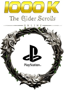 THE ELDER SCROLLS ONLINE 1000K PLAYSTATION ESO PS