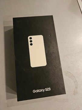 Nowy samsung galaxy s23 biały/kremowy 