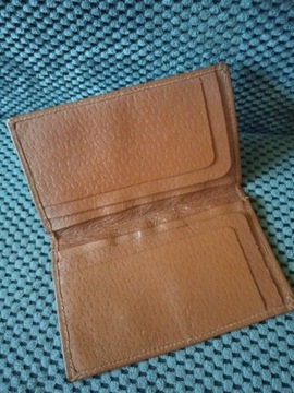 Skórzany portfel etui na dokumenty skóra naturaln