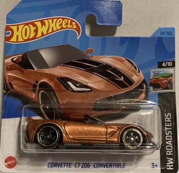 Hot Wheels Corvette C7 Z06 Convertible