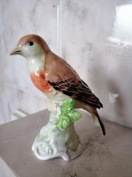 M.Budich Artyst. malowanie porcelany Figurka Ptaka