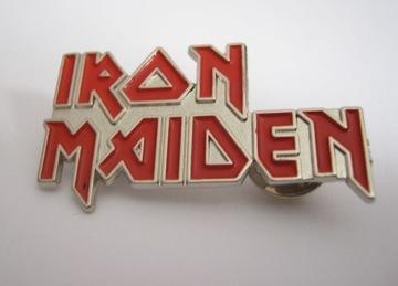 pin button kolorowa przypinka metalowa Iron Maiden