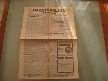 GAZETA POLSKA W BRAZYLJI 2 WOJNA EMIGRACJA 1940