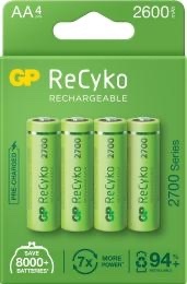 Akumulator AA R6 2600mAh GP Battery ReCyko+ EB4