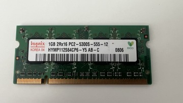 Pamięć 1GB DDR2 PC2-5300S 667MHz