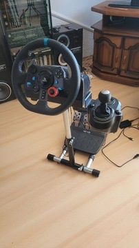 Logitech G29+shifter+stelaż