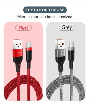 Kabel Baseus QC3.0 USB A do USB C dł. 2 metry