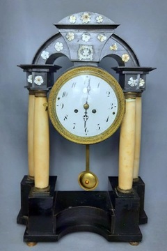 Zegar Wiedeński portalowy Biedermeier 1830-50