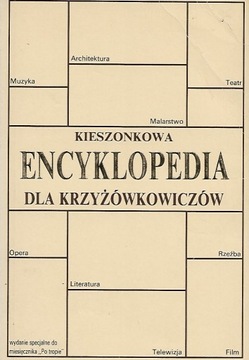 Kieszonkowa encyklopedia dla krzyżówkowiczów.