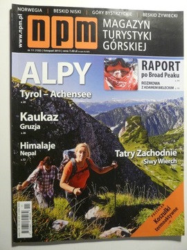 Magazyn turystyki górskiej n.p.m. listopad 2013