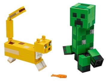 Lego Minecraft  21156  - BigFig Creeper i Ocelot