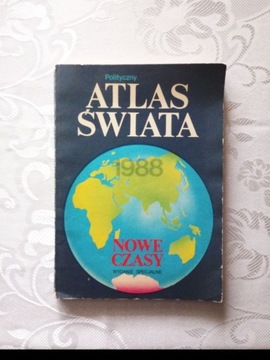 Książka Polityczny Atlas Świata Nowe Czasy 1988