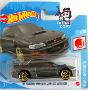 Hot Wheels 98 Subaru Impreza 22b Sti Version 