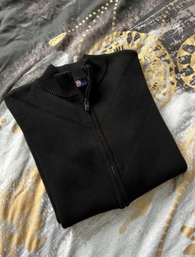 Fusalp, sweter rozpinany czarny, stan idealny!
