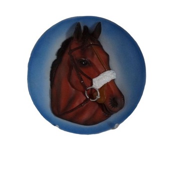 KOŃ Konie Obraz 3D Talerz