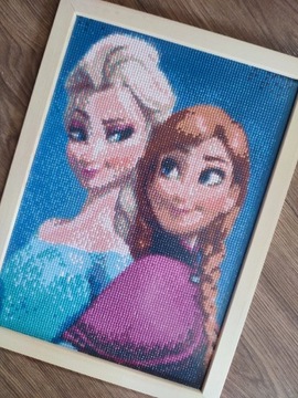 Haft diamentowy Anna i Elsa