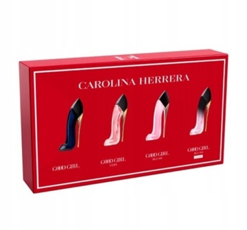 Carolina Herrera Good Girl zestaw miniatur 4 szt