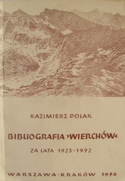 Bibliografia "Wierchów" za lata 1923-1972
