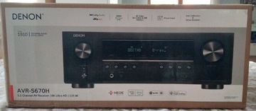 Amplituner Denon AVR-S670H Nowy !