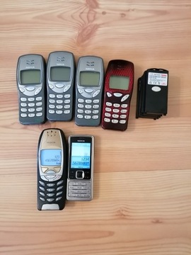 6 telefonów Nokia 6310i, 3210, 6300