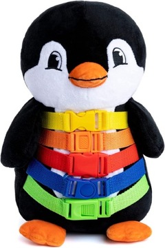 Pingwin zabawka edukacyjna dla dzieci Buckle Toys