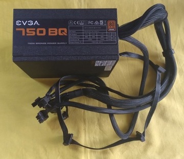 EVGA 750 BQ 750W ZASILACZ MODULARNY 80 BRONZE+