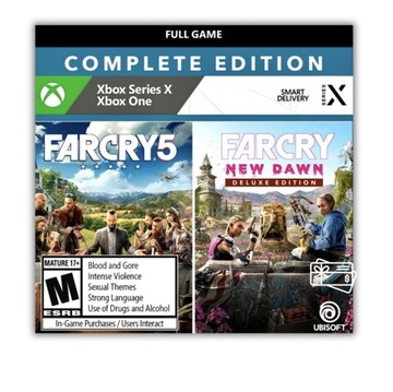 Zestaw 2 Gry Far Cry 5 Gold + New Dawn deluxe Xbox