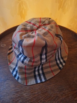 Kapelusz dwustronny Vintage lata 90 Burberry Nowy!