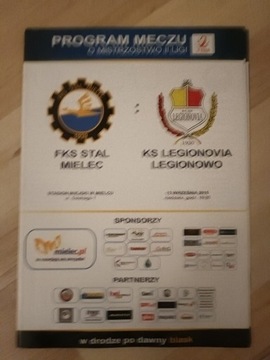 Program Stal Mielec - Legionovia Legionowo 2015/16