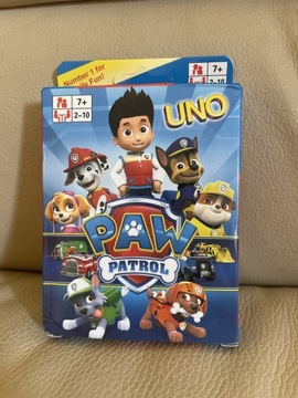 Uno Paw Patrol Psi Patrol gra karty dla dzieci